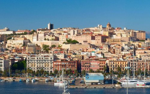 Cagliari vista dal mare